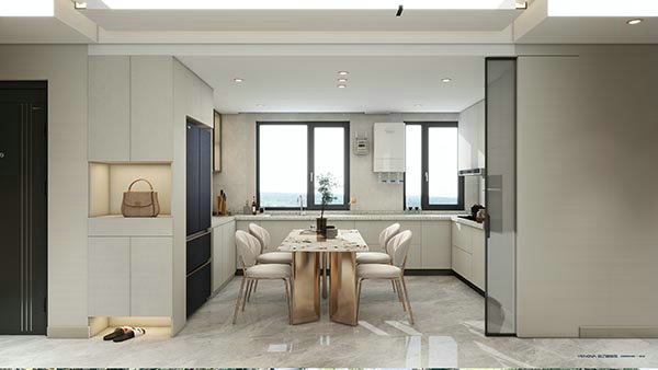 綠地花都-120㎡-現(xiàn)代簡(jiǎn)約風(fēng)格 第2張