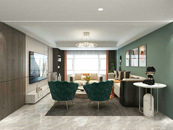 紅星天鉑-160㎡-輕奢風格 第3張