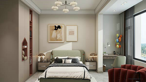 綠地花都-120㎡-現(xiàn)代簡(jiǎn)約風(fēng)格 第3張
